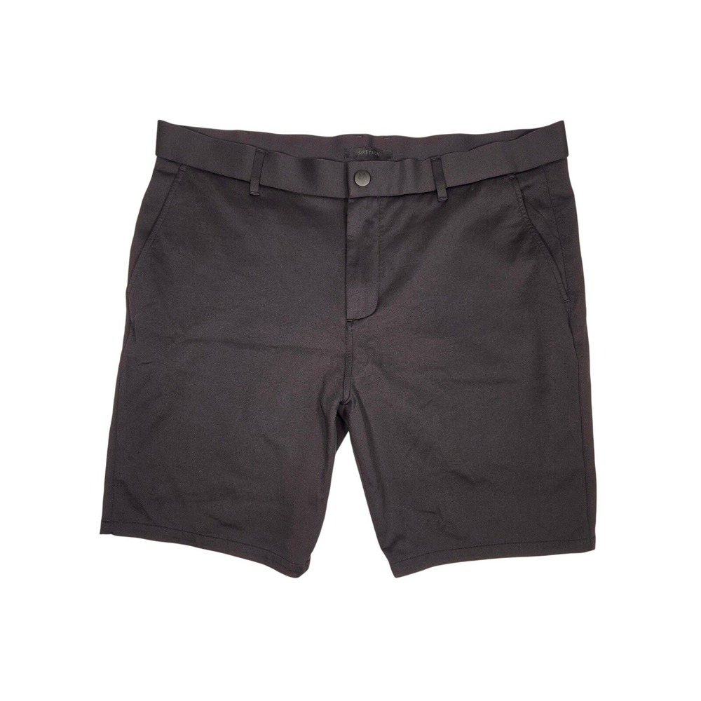 Greyson Sequoia Performance Knit Hybrid Golf Shorts Mens 38 Black Inseam 9 5/8"